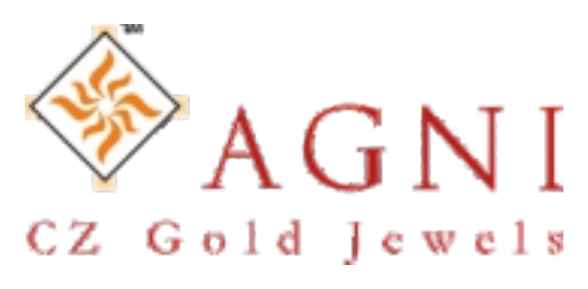AGNI CZ Gold Jewels logo
