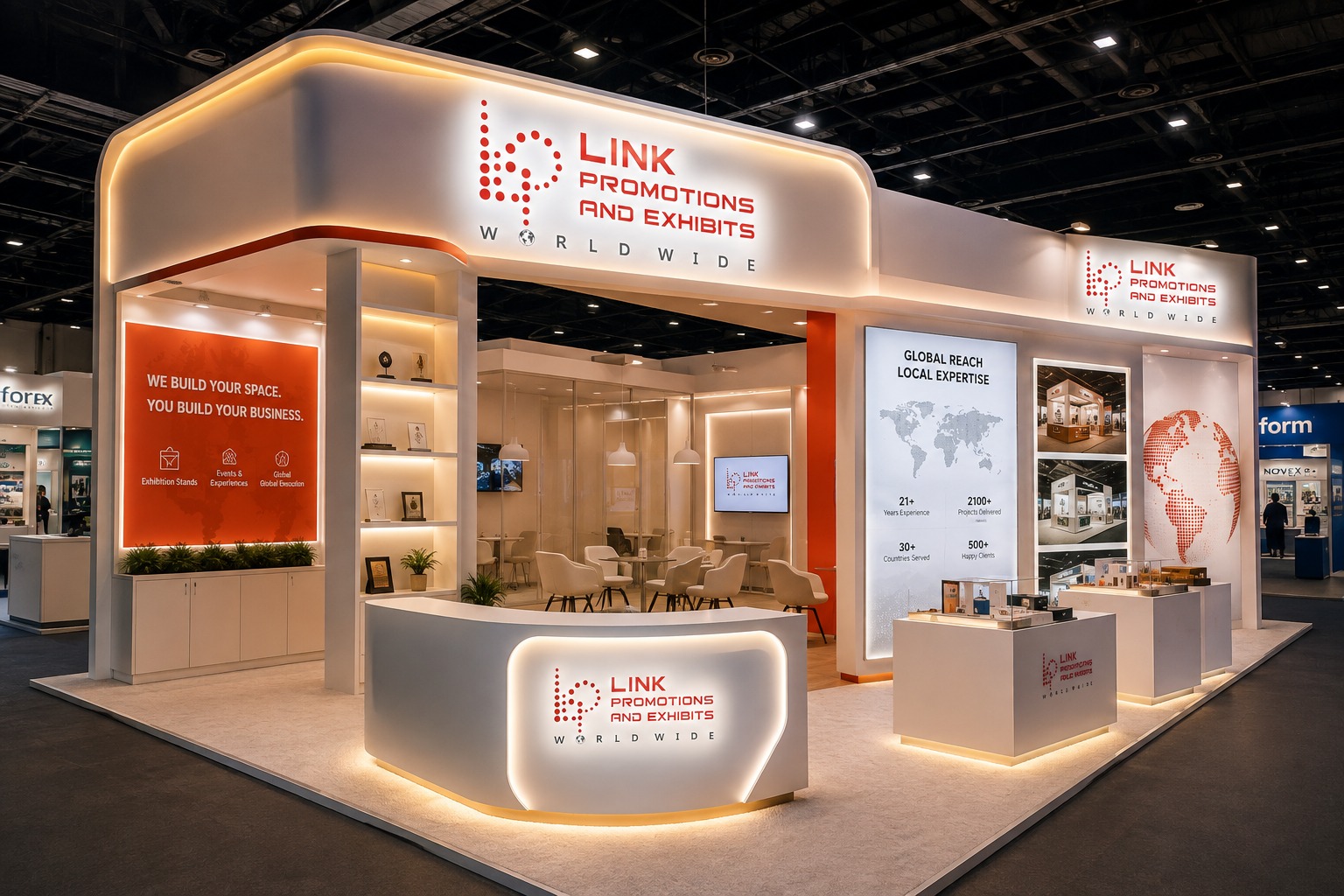 Link Promotions exhibition stand