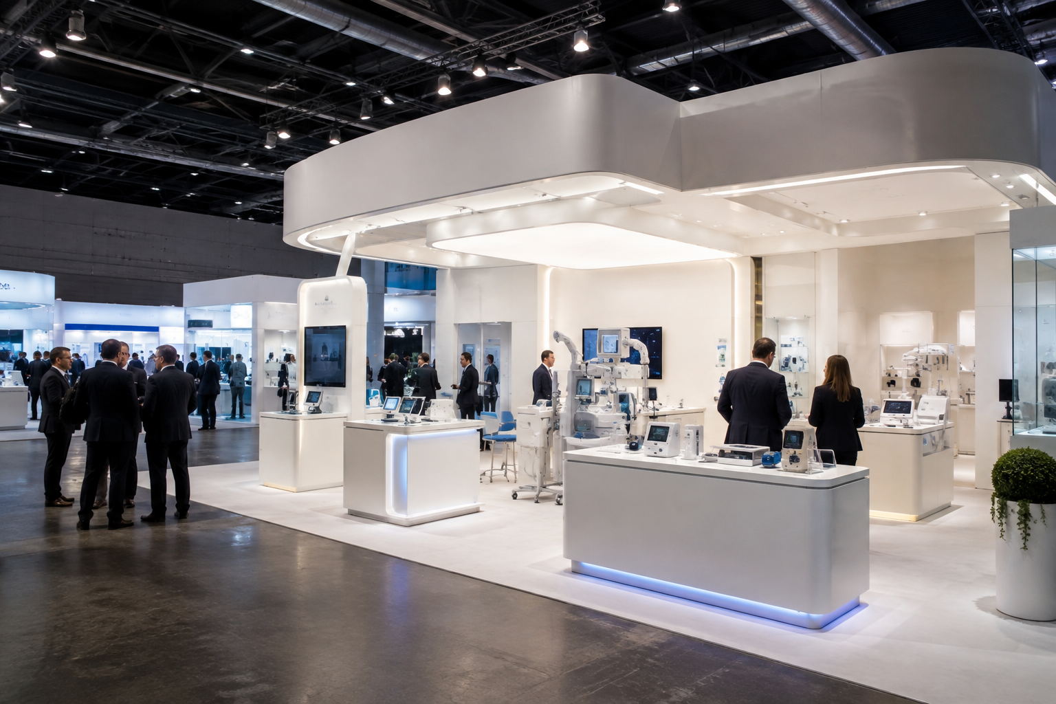 Logistics and supply chain exhibition stand