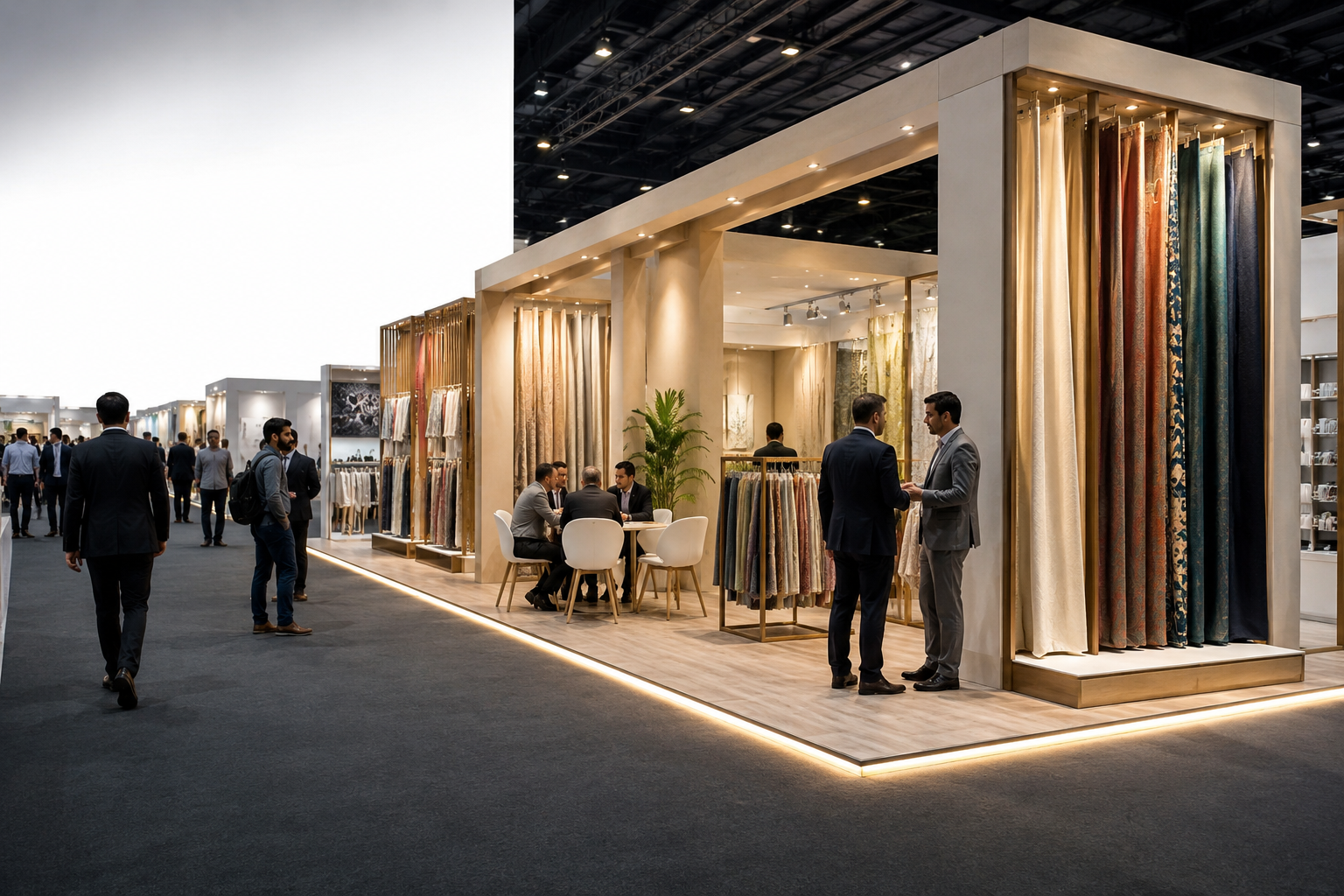 Textiles and exports exhibition stand
